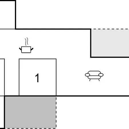 בית נופש Lovely In Bjert With Kitchen *